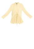 GABBY PLEATED BLOUSE (MUSTARD) 78A