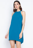 OLIVIA BARE DRESS 7308 (TEAL BLUE)