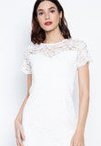 ROSIE LACE DRESS 7517 (WHITE)